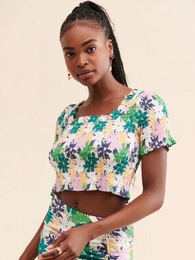 Nuuly X Rue Stiic Alba Printed Top. Never wore it.